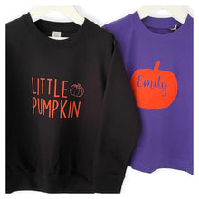 Load image into Gallery viewer, Personalised Pumpkin Baby & Children's T-Shirt • MADE TO ORDER • Kids •