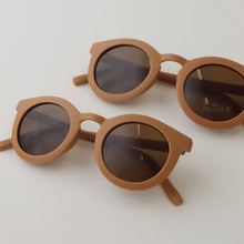 Load image into Gallery viewer, Caramel Children's Aviator Sunglasses • READY TO SHIP • Kids •