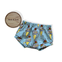 Load image into Gallery viewer, Ice Cream Baby & Children's Bummies • READY TO SHIP • ORGANIC • Kids •