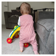 Load image into Gallery viewer, Pink Leopard Print Baby & Children's Romper • MADE TO ORDER • Kids Romper •