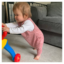 Load image into Gallery viewer, Pink Leopard Print Baby & Children's Romper • MADE TO ORDER • Kids Romper •