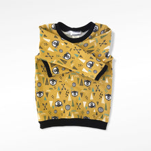 Load image into Gallery viewer, Mustard Bears & Arrows Baby & Children's Lightweight Jumper • MADE TO ORDER • Kids Jumper •