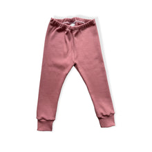 Load image into Gallery viewer, Dusty Pink Ribbed Baby & Child's Leggings • READY TO SHIP • Kids • 18-24 Months •