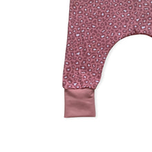 Load image into Gallery viewer, Pink Leopard Print Baby & Children's Romper • MADE TO ORDER • Kids Romper •