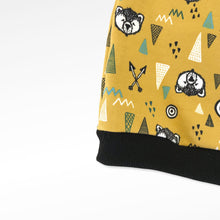 Load image into Gallery viewer, Mustard Bears & Arrows Baby & Children's Lightweight Jumper • MADE TO ORDER • Kids Jumper •