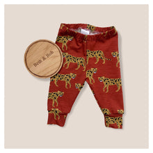 Load image into Gallery viewer, Rusty Leopard Baby & Children's Leggings • ORGANIC • MADE TO ORDER • Kids •