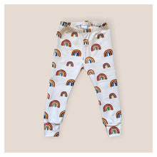 Load image into Gallery viewer, Autumn Rainbows Baby & Children's Leggings • ORGANIC • MADE TO ORDER • Kids Leggings •