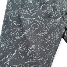 Load image into Gallery viewer, Black & Grey Monochrome Leaves Baby & Children's Leggings • READY TO SHIP • Kids •