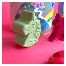 Load image into Gallery viewer, Wax Crayons 'Fantasy' Gift Tub • READY TO SHIP • Unicorns •