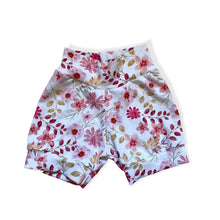Load image into Gallery viewer, Pink Floral Baby & Children's Cuffed Shorts • READY TO SHIP •