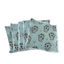 Load image into Gallery viewer, Reusable Wipes • Green Lions • READY TO SHIP • Baby & Children's • Kids •