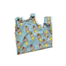 Load image into Gallery viewer, Blue Ice Creams Baby & Children's Romper • Organic • READY TO SHIP • Kids Romper •