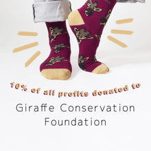 Load image into Gallery viewer, Save The Giraffes Bamboo Socks for Kids • READY TO SHIP •