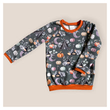 Load image into Gallery viewer, Autumn Pumpkins Baby & Children's Lightweight Jumper • MADE TO ORDER • Kids Jumper •