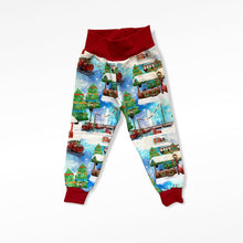 Load image into Gallery viewer, Christmas Trains Baby & Children's Lightweight Joggers • MADE TO ORDER • Kids Joggers •