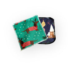 Load image into Gallery viewer, Reusable Baby &amp; Children's Wipes • Assorted Christmas Designs • READY TO SHIP •
