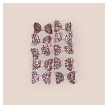 Load image into Gallery viewer, Pink Glitter Hair Bows • 2 x Pack •
