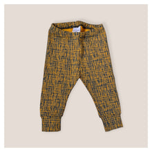 Load image into Gallery viewer, Mustard &amp; Navy Baby &amp; Childrens Criss Cross Leggings • Kids • READY TO SHIP •
