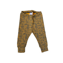 Load image into Gallery viewer, Mustard &amp; Navy Baby &amp; Childrens Criss Cross Leggings • Kids • READY TO SHIP •
