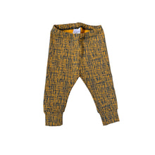 Load image into Gallery viewer, Mustard &amp; Navy Baby &amp; Childrens Criss Cross Leggings • Kids • READY TO SHIP •
