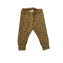 Load image into Gallery viewer, Mustard &amp; Navy Baby &amp; Childrens Criss Cross Leggings • Kids • READY TO SHIP •
