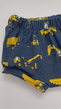 Load and play video in Gallery viewer, Navy Construction Baby &amp; Children&#39;s Bummies • READY TO SHIP • 3-6 Months •
