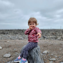 Load image into Gallery viewer, Pink Roses Baby &amp; Children&#39;s Jumper • MADE TO ORDER • Kids Jumper •
