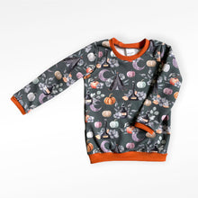 Load image into Gallery viewer, Autumn Pumpkins Baby &amp; Children&#39;s Lightweight Jumper • MADE TO ORDER • Kids Jumper •
