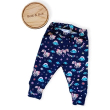 Load image into Gallery viewer, Navy Unicorns Baby &amp; Children&#39;s Leggings • READY to SHIP • Kids •

