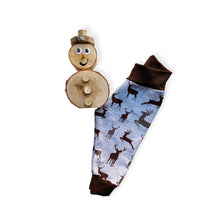 Load image into Gallery viewer, Brown Reindeer Stag Baby and Children&#39;s Joggers • READY to SHIP • Kids •
