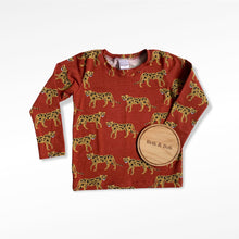 Load image into Gallery viewer, Rusty Leopards Baby &amp; Children&#39;s Long Sleeved Top • ORGANIC • MADE TO ORDER • Kids Tee •
