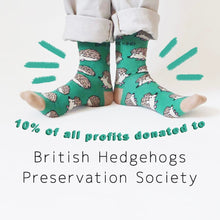 Load image into Gallery viewer, Save The Hedgehogs Bamboo Socks for Kids • READY TO SHIP •
