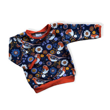 Load image into Gallery viewer, Navy Robins Baby &amp; Children&#39;s Jumper • READY TO SHIP • Kids •
