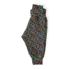 Load image into Gallery viewer, Grey Rainbow Drops Baby &amp; Children&#39;s Cuffed Trousers • READY to SHIP • Kids •
