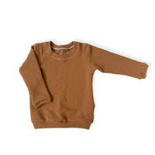 Load image into Gallery viewer, Caramel Ribbed Baby &amp; Children&#39;s Jumper • MADE TO ORDER • Kids Top •

