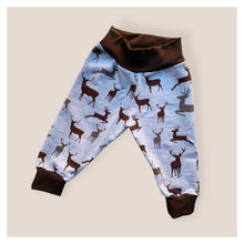 Load image into Gallery viewer, Brown Reindeer Stag Baby and Children&#39;s Joggers • READY to SHIP • Kids •

