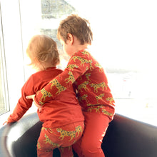 Load image into Gallery viewer, Rusty Leopards Baby &amp; Children&#39;s Long Sleeved Top • ORGANIC • MADE TO ORDER • Kids Tee •
