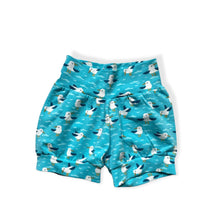 Load image into Gallery viewer, Blue Seagulls Baby &amp; Children&#39;s Cuffed Shorts • READY TO SHIP • 3-6 Months •
