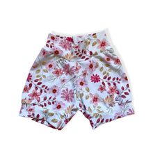 Load image into Gallery viewer, Pink Floral Baby &amp; Children&#39;s Cuffed Shorts • READY TO SHIP •
