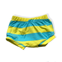 Load image into Gallery viewer, Yellow &amp; Blue Striped Bummies • READY TO SHIP •
