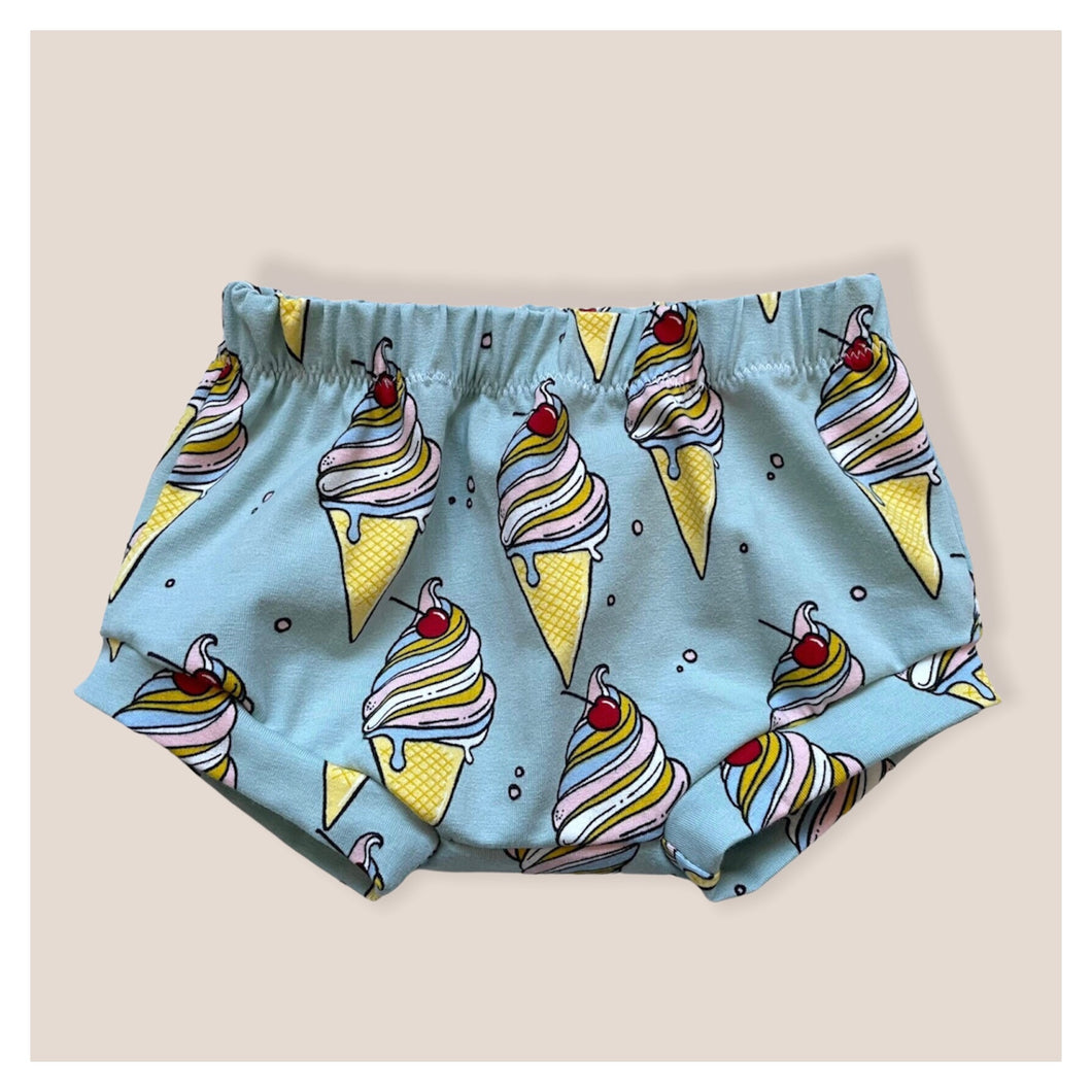 Ice Cream Baby & Children's Bummies • READY TO SHIP • ORGANIC • Kids •