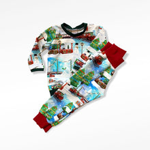 Load image into Gallery viewer, Christmas Trains Baby &amp; Children&#39;s Jumper • MADE TO ORDER • Kids Lightweight Jumper •

