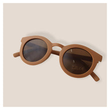 Load image into Gallery viewer, Caramel Children&#39;s Aviator Sunglasses • READY TO SHIP • Kids •
