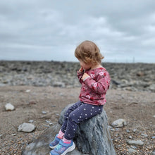 Load image into Gallery viewer, Pink Roses Baby &amp; Children&#39;s Jumper • MADE TO ORDER • Kids Jumper •
