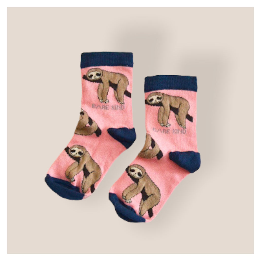 Save The Sloths Bamboo Socks for Kids • READY TO SHIP •