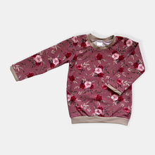 Load image into Gallery viewer, Pink Roses Baby &amp; Children&#39;s Jumper • MADE TO ORDER • Kids Jumper •
