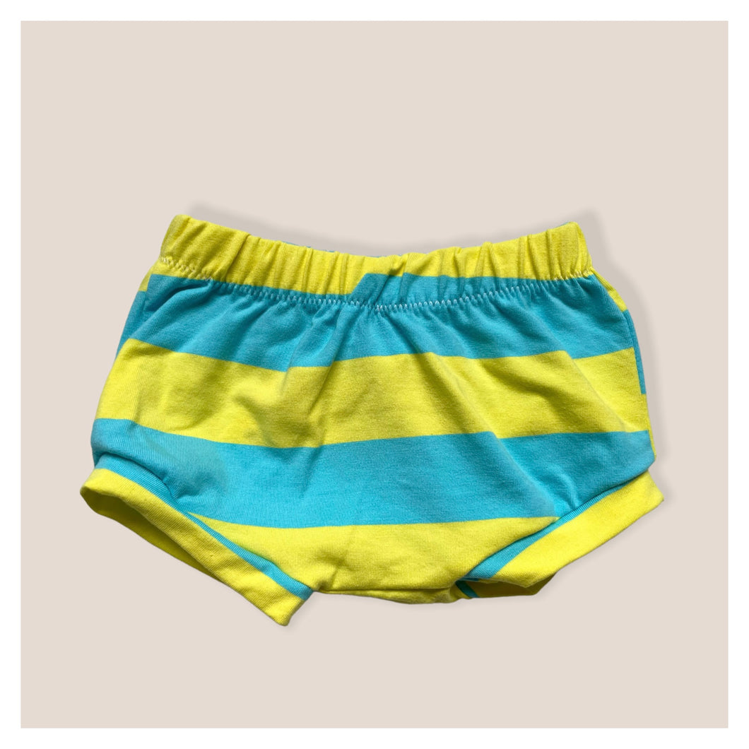 Yellow & Blue Striped Bummies • READY TO SHIP •