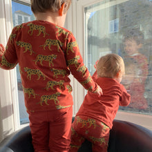 Load image into Gallery viewer, Rusty Leopards Baby &amp; Children&#39;s Long Sleeved Top • ORGANIC • MADE TO ORDER • Kids Tee •
