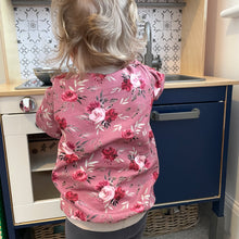 Load image into Gallery viewer, Pink Roses Baby &amp; Children&#39;s Jumper • MADE TO ORDER • Kids Jumper •
