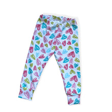 Load image into Gallery viewer, Pastel Heart Baby &amp; Children&#39;s Leggings • MADE TO ORDER • Kids Leggings •
